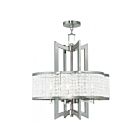 Livex Lighting 50575-91 Grammercy 4-lumières 240W Nickel brossé Lustre