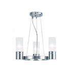 Livex Lighting 50693-05 Midtown 3-lumières 180W Chrome poli Lustre