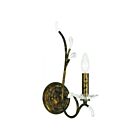 Livex Lighting Serafina 51001-71 60W 1-Lumière Bronze doré vénitien appliqué à la main Applique Murale
