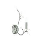 Livex Lighting Serafina 51001-91 60W 1-Lumière Nickel brossé Applique Murale
