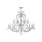 Livex Lighting 51009-91 Serafina 15-lumières 900W Nickel brossé Lustre