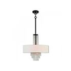 Livex Lighting 51113-92 Carlisle 4-Lumières 240W Bronze anglais Cabriolet Suspendu