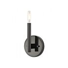 Livex Lighting Copenhagen 51171-46 60W 1-Lumière Chromé noir Applique Murale