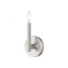 Livex Lighting Copenhagen 51171-91 60W 1-Lumière Nickel brossé Applique Murale