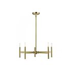 Livex Lighting 51175-01 5-Lumières 300W Laiton antique Lustre