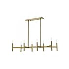 Livex Lighting 51178-01 8-Lumières 480W Laiton antique Lustre