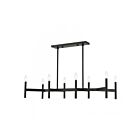 Livex Lighting 51178-04 8-Lumières 480W Noir Lustre