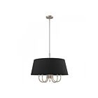 Livex Lighting 51356-91 Belclaire 6-Lumières 350W Nickel brossé Suspendu