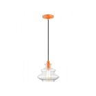 Livex Lighting 52831-77 Everett 1-Lumière 60W Orange brillant Suspendu
