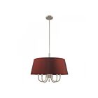 Livex Lighting 52905-91 Belclaire 6-Lumières 350W Nickel brossé Suspendu