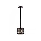 Livex Lighting 53439-92 1-lumière 40W Bronze anglais Suspendu