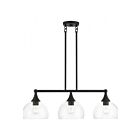 Livex Lighting 53643-04 Glendon 3-lumières 180W Noir Lustre