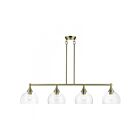 Livex Lighting 53644-01 Glendon 4-lumières 240W Laiton antique Lustre