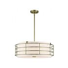 Livex Lighting 55115-01 Blanchard 5-Lumières 300W Laiton antique Suspendu