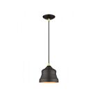Livex Lighting 55901-07 Endicott 1-Lumière 60W Bronze avec accents en laiton antique Suspendu