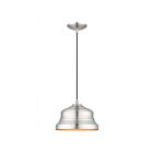 Livex Lighting 55902-91 Endicott 1-Lumière 60W Nickel brossé Suspendu