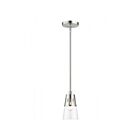 Livex Lighting 56451-91 Brynhurst 1-Lumière 60W Nickel brossé Suspendu