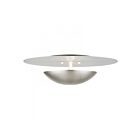 Livex Lighting 56570-91 Ventura 2-Lumières 120W Nickel brossé Plafonnier Semi Encastré
