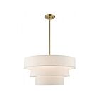 Livex Lighting 56724-01 Chandler 4-Lumières 240W Laiton antique Suspendu