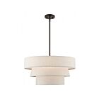Livex Lighting 56724-92 Chandler 4-Lumières 240W Bronze anglais Suspendu