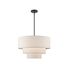 Livex Lighting 57484-92 Gladstone 4-Lumières 240W Bronze anglais Suspendu