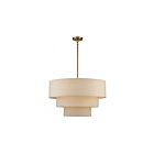 Livex Lighting 58878-48 Bellingham 5-lumières 60W Feuille d'or antique Suspendu