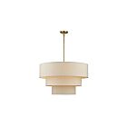 Livex Lighting 58879-48 Bellingham 8-lumières 60W Feuille d'or antique Suspendu