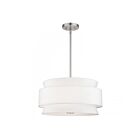 Livex Lighting 60023-91 4-Lumières 240W Nickel brossé Lustre