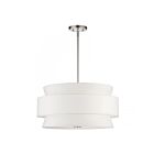 Livex Lighting 60025-91 5-Lumières 300W Nickel brossé Lustre