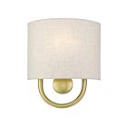 Livex Lighting 60271-33 1-lumière 40W Or doux Applique murale