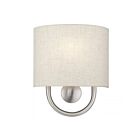 Livex Lighting 60271-91 1-lumière 40W Nickel brossé Applique murale