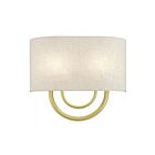 Livex Lighting 60272-33 2-lumières 80W Or doux Applique murale