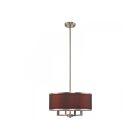Livex Lighting 60414-91 Ridge 4-Lumières 240W Nickel brossé Suspendu