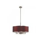 Livex Lighting 60416-91 Ridge 7-Lumières 410W Nickel brossé Suspendu