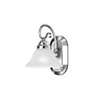 Livex Lighting 6101-05 Coronado 1-Light 100W Chrome poli Luminaire de vanité