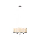 Livex Lighting 6294-91 Ridge 4-lumières 240W Nickel brossé Lustre