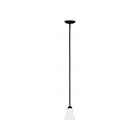 Livex Lighting 6460-04 Ridgedale 1-Lumière 100W Noir Suspendu