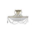 Livex Lighting Chesterfield/Pennington 6524-73 3-Lumières 225W Luminaire de plafond