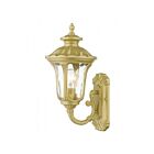 Livex Lighting 7850-33 Oxford 1-lumière 100W Or doux Lanterne murale d'extérieur