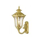 Livex Lighting 7852-33 Oxford 1-lumière 100W Or doux Lanterne murale d'extérieur