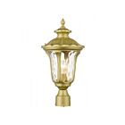 Livex Lighting 7855-33 1-lumière 100W Or doux Lanterne de poteau extérieure