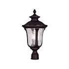 Livex Lighting 7859-07 3-lumières 180W Bronze et or antique Lampadaire extérieur