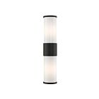 Livex Lighting 79324-14 2-lumières 120W Noir texturé Lanterne murale d'extérieur