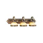 Livex Lighting 8533-64 3-lumières 180W Bronze et doré Luminaire de vanité