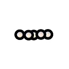 Lotus LED 6P-AD108-4K-D-H-BK 1W 1" Noir LED Lampe à pince (paquet de 6)