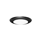 Lotus LED DL205S-4-10W-5CCT-R90-0081-BK 10W 4" Noir LED Disque lumineux CCT sélectionnable