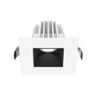 Encastré carré LED température CCT au choix Lotus LED JXL-COB02-S08W-CCT-WH-2SR-BF-BK 2" 8W Blanc