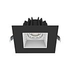 Encastré carré LED température CCT au choix Lotus LED JXL-COB04-S15W-CCT-BK-4SR-BF-WH 4" 15W Noir
