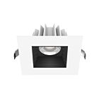 Encastré carré LED température CCT au choix Lotus LED JXL-COB04-S15W-CCT-WH-4SR-BF-BK 4" 15W Blanc