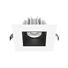 Encastré carré LED température CCT au choix Lotus LED JXL-COB04-S15W-CCT-WH-4SR-SM-BK 4" 15W Blanc